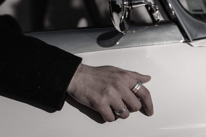 Cerniera - Girati Silver Rings for Men