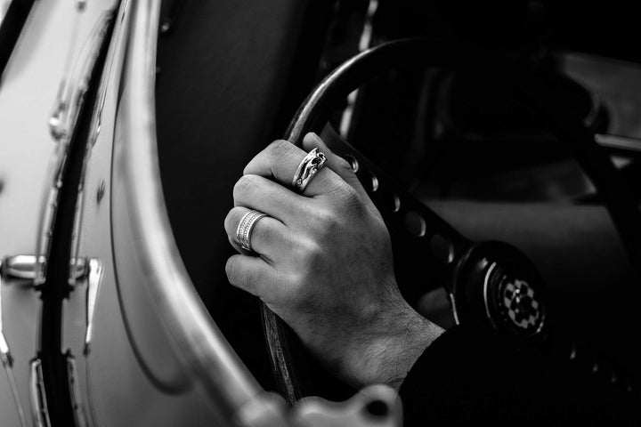 Rectoverso - Girati Silver Rings for Men