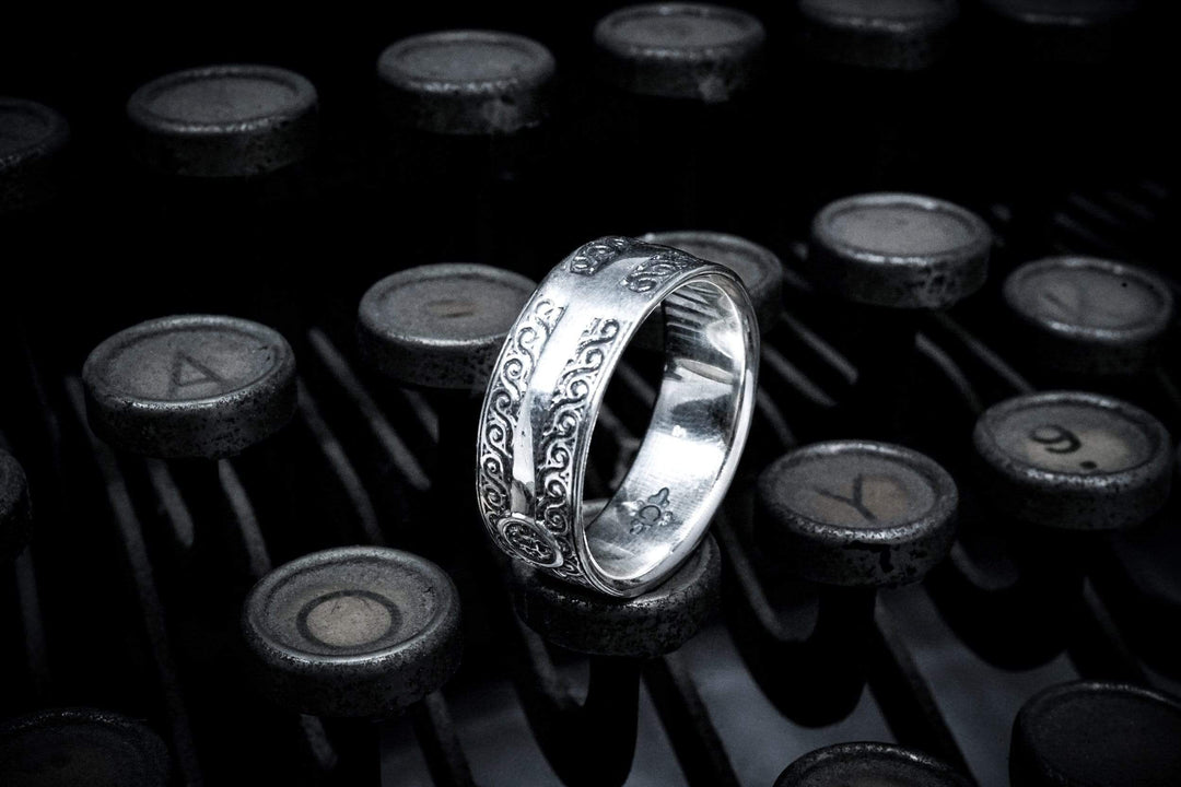 Arricciati - Girati Silver Rings for Men