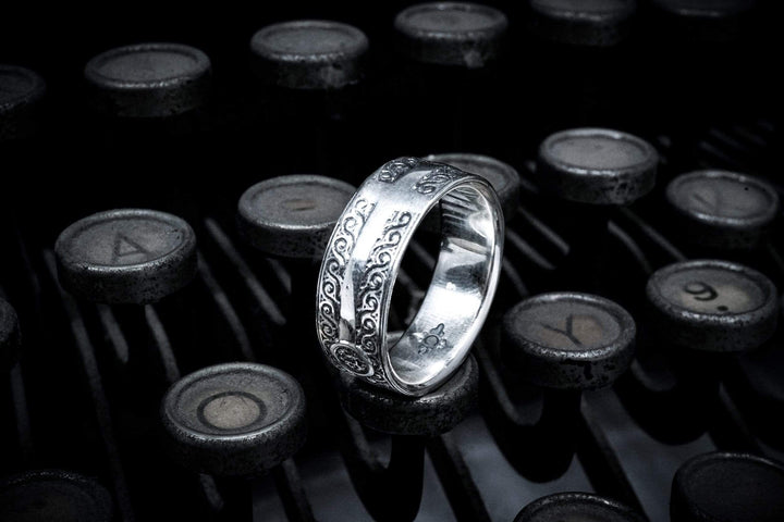 Arricciati - Girati Silver Rings for Men