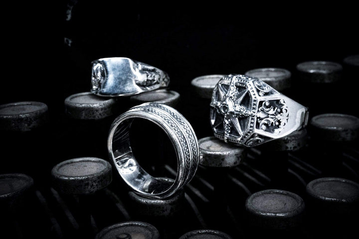 Corda - Girati Silver Rings for Men