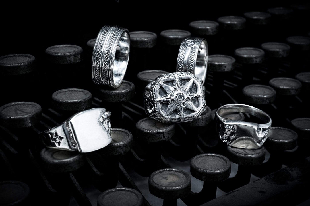 David - Girati Silver Rings for Men