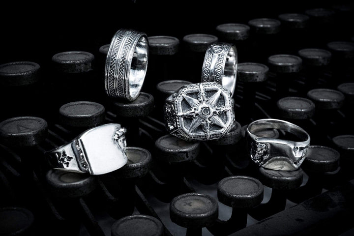 David - Girati Silver Rings for Men