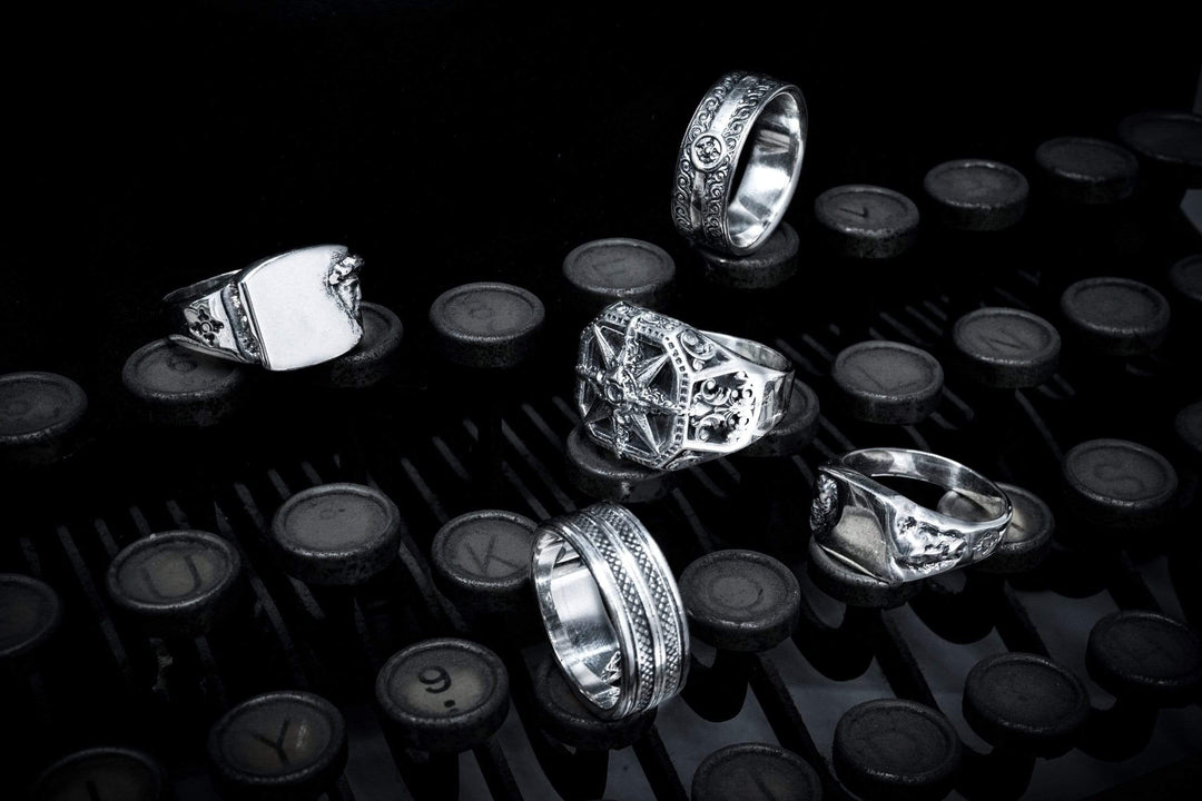 David - Girati Silver Rings for Men