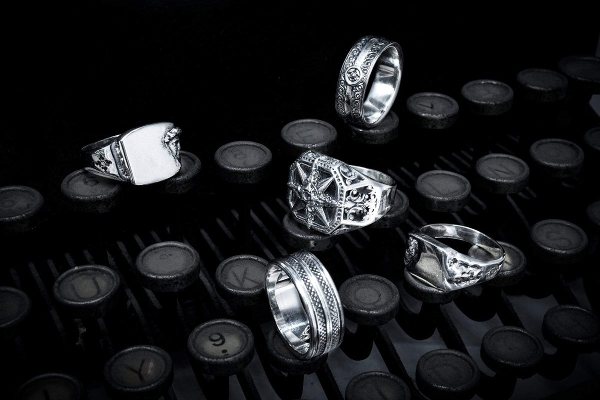 David - Girati Silver Rings for Men