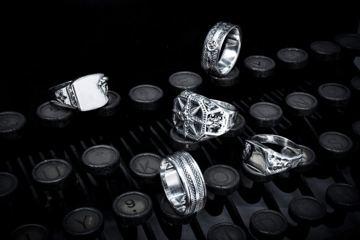 David - Girati Silver Rings for Men
