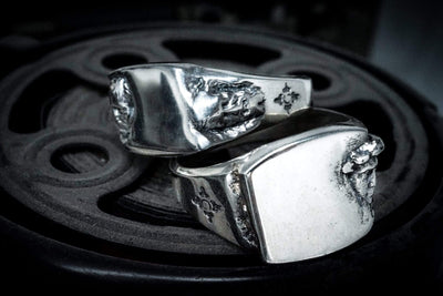 David - Girati Silver Rings for Men