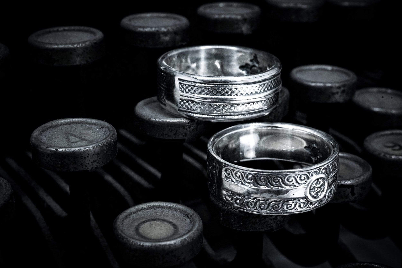 Corda - Girati Silver Rings for Men