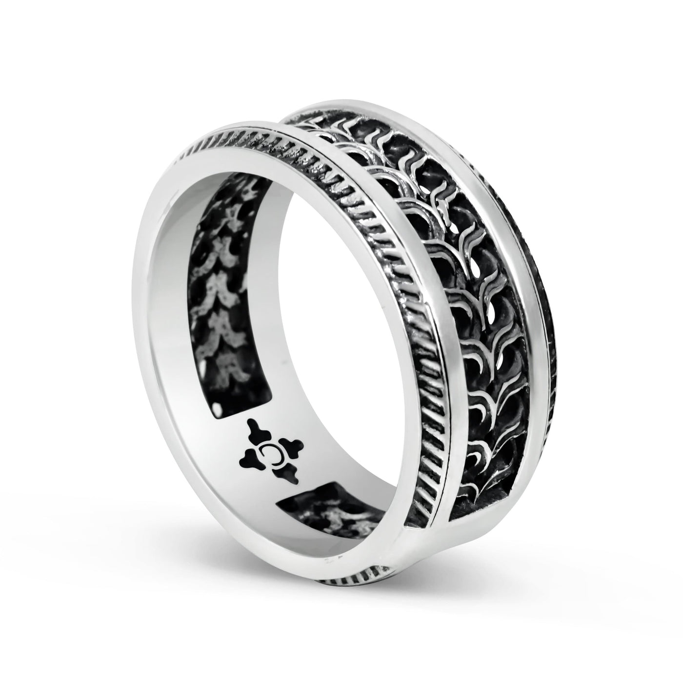 Striscia - Girati Silver Rings for Men