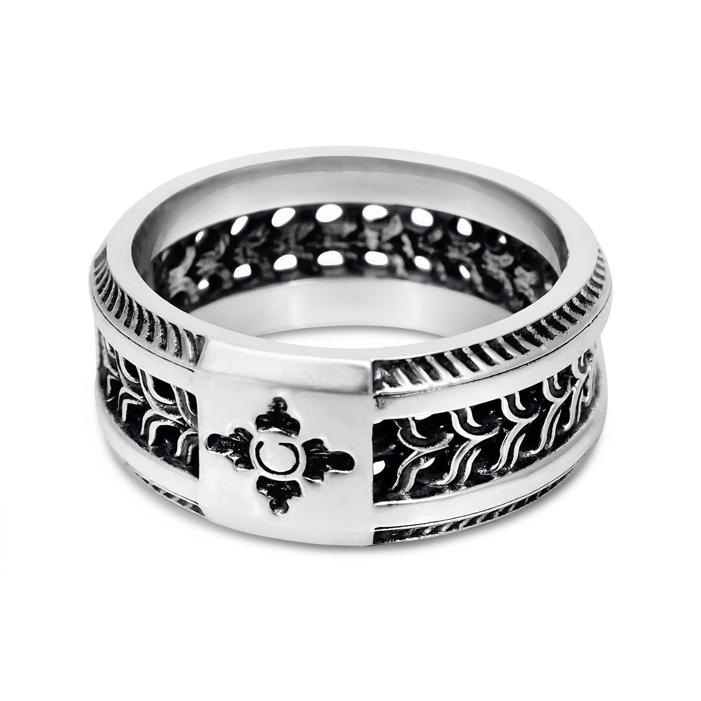 Striscia - Girati Silver Rings for Men