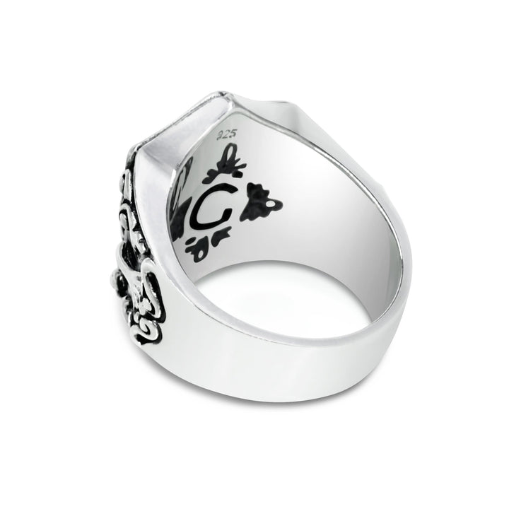 Templar Shield - Girati Silver Rings for Men