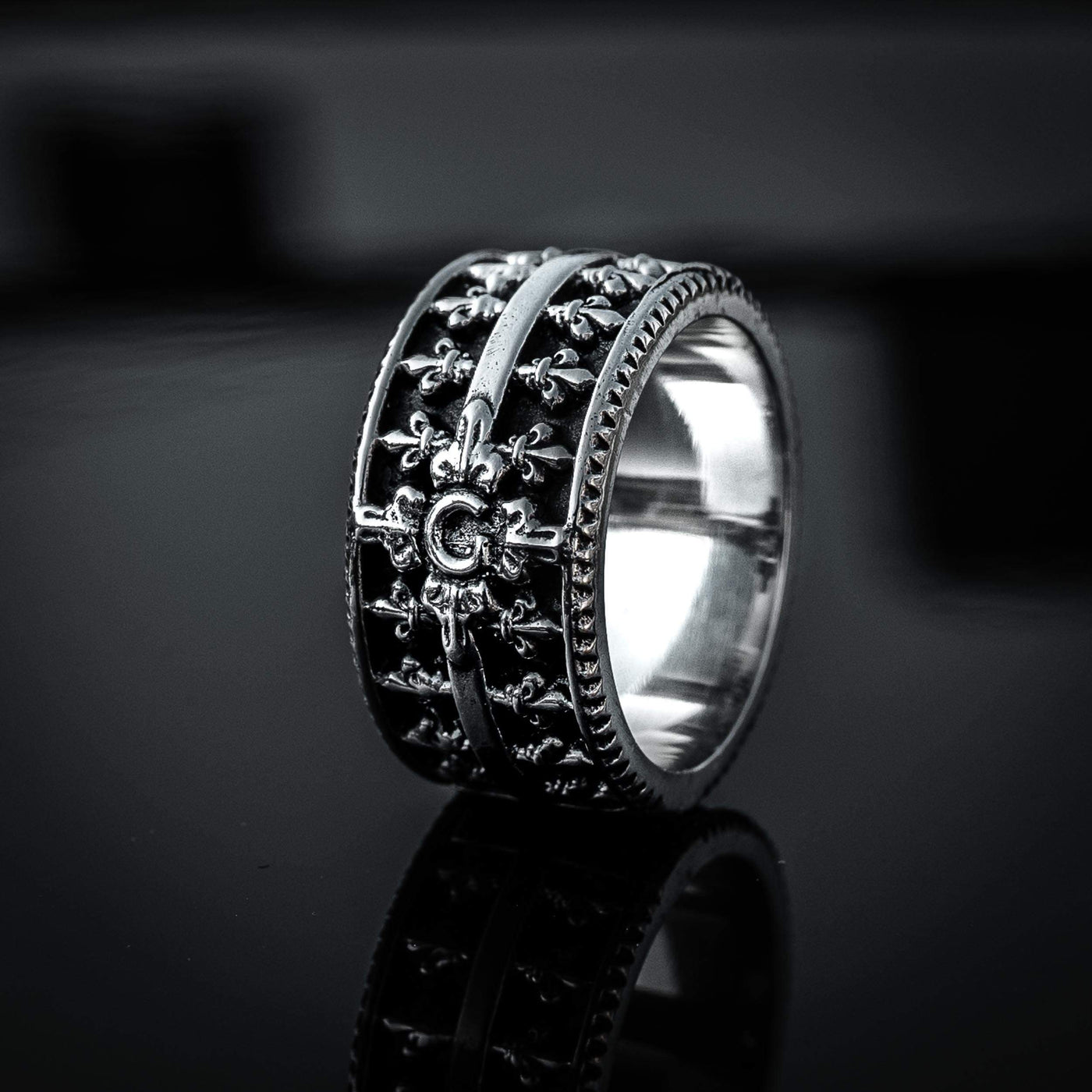 Purezza - Girati Silver Rings for Men