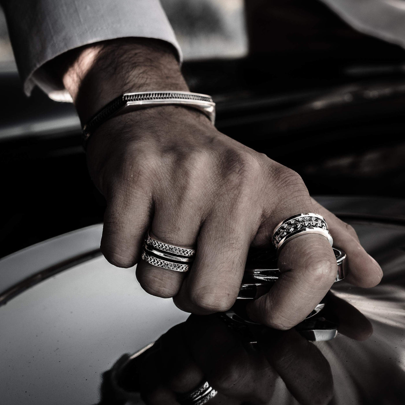 Roseto - Girati Silver Rings for Men